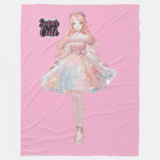 Prinses Vliesdeken | Knusse Sprookjesdeken | E Fleece Deken