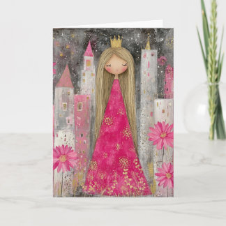 Prinses Vouwkaart 5x7 Ansichtkaart Kaart