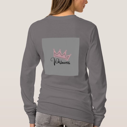 prinses vrouwen T-shirt uniek ontwerp (Achterkant)