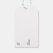 Prinses Warrior Etherische Godin Cadeaulabel (Achterkant)