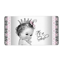  Prinses Waterflesetiketten Etiket