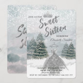 Prinses Waterverf winter wonderland lief 16 Kaart (Voorkant / Achterkant)