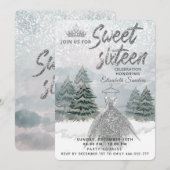 Prinses Waterverf winter wonderland lief 16 Kaart (Voorkant / Achterkant)