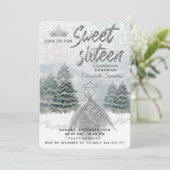 Prinses Waterverf winter wonderland lief 16 Kaart (Staand voorkant)