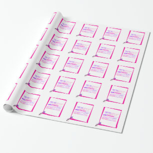 Prinses Woord Kunst Cadeaupapier