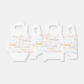 PRINSES Woorden Leuke Verjaardagsfeestje Favor Box Bedankdoosjes (Uitgevouwen)