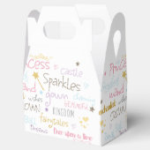 PRINSES Woorden Leuke Verjaardagsfeestje Favor Box Bedankdoosjes (Geopend)