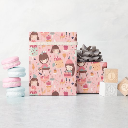  prinses wrapppapier cadeaupapier (Baby Shower)