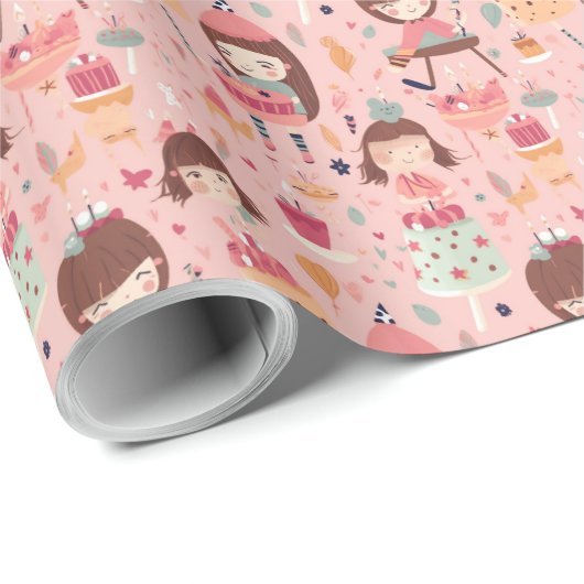 prinses wrapppapier cadeaupapier (Rol Hoek)