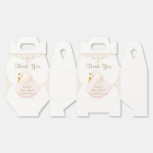  prinses zwaan meisje Baby shower dank u Bedankdoosjes (Ongevouwen)