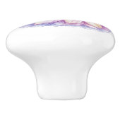 Prinses Zwaan Meisje Keramische Knop (Zijkant)