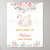 Prinses Zwaan Welkom Poster (Voorkant)