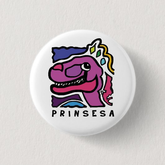 Prinsesa Logo - Kleine Button (Voorkant)
