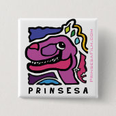 Prinsesa Logo - Square Button (Voorkant)