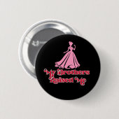 Prinsesbehandeling Ronde Button 5,7 Cm (Voorkant /achterkant)