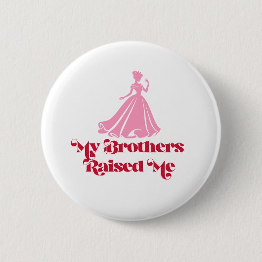 Prinsesbehandeling Ronde Button 5,7 Cm (Voorkant)