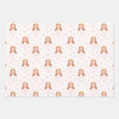 Prinsessen ballet Inpakpapier Plat Vel Set van 3 (Voorkant 2)