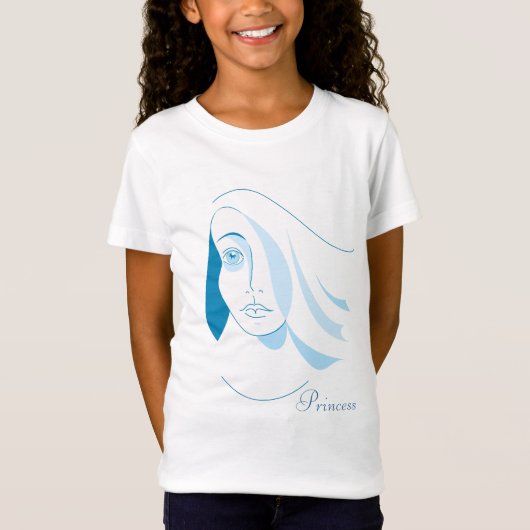 Prinsessen blouse t-shirt (Voorkant)