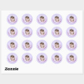 Prinsessen Foto Sticker – Lavendel Gradiënt (Vel)