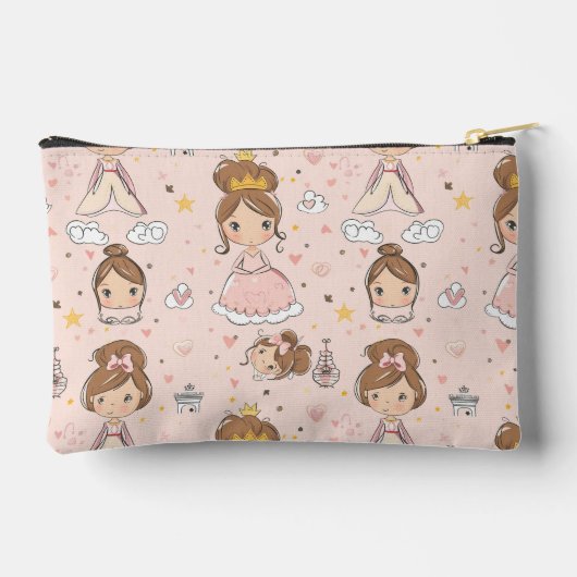 Prinsessen & Harten Zachte Pastels Kinderen Etui (Achterkant)