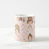 Prinsessen & Harten Zachte Pastels Kinderen Koffiemok (Center)