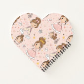 Prinsessen & Harten Zachte Pastels Kinderen Notitieboek (Achterkant)
