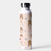 Prinsessen & Harten Zachte Pastels Kinderen Waterfles (Links)