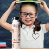 Prinsessen & Harten Zachte Pastels Kinderen Waterfles