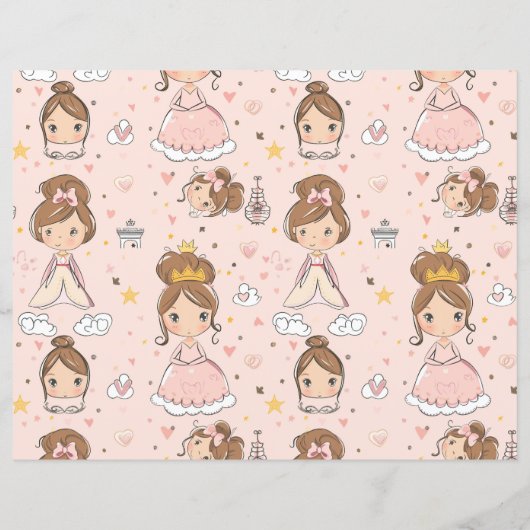 Prinsessen & Harten Zachte Pastels School Tijdsche (Achterkant)