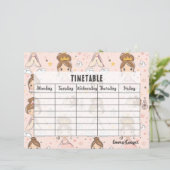 Prinsessen & Harten Zachte Pastels School Tijdsche (Staand voorkant)