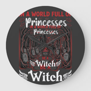 Prinsessen Heksen Halloween Kasteel Ketel Graf Grote Klok