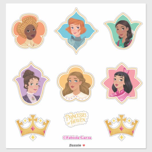 Prinsessen van de Hemel™ Stickers (Vel)
