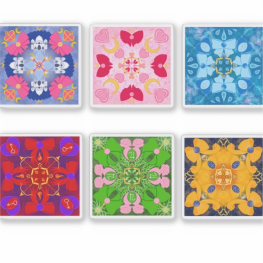 Prinsessen van het Inner Solar System sticker set (Voorkant)