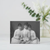 Prinsessen van Pruisen: Sophie, Victoria, Margaret Briefkaart (Staand voorkant)