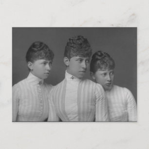 Prinsessen van Pruisen: Sophie, Victoria, Margaret Briefkaart