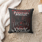 Prinsessen Worden Heks Halloween Kasteel Ketel Gra Kussen (Deken)