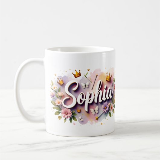 Prinsessenbloem Custom Mok – Sophia (Links)