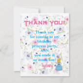 Prinsessenfeest Bedankt Koninklijk Thema (Voorkant)