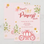 Prinsessenfeest Kaart (Voorkant / Achterkant)