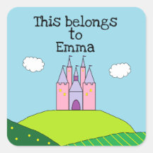 "Prinsessenfeest" Stickers