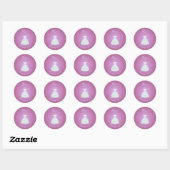 Prinsessenjurk & Tiara Sticker Roze & Blauwe Gradi (Vel)