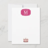 Prinsessenjurken Sprookje Kleine Meisjes Kinderen Notitiekaartje (Voorkant)