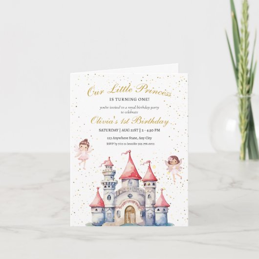 Prinsessenkasteel 1e verjaardag Koninklijke feest (Voorkant)