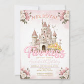 Prinsessenkasteel 5e verjaardag Five-ness Royal Kaart (Voorkant)