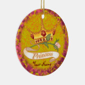 Prinsessenkroon keramisch ornament (Rechts)