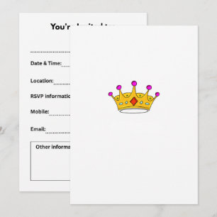 Prinsessenkroon, prinsenkroon, kroonthema kaart