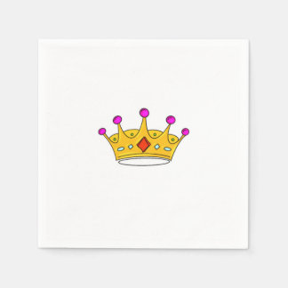 Prinsessenkroon, prinsenkroon, kroonthema servet