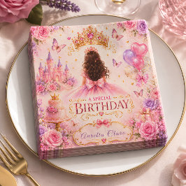 Prinsessenkroon Verjaardag Servet