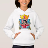 Prinsessenprint Hoodie (Voorkant)