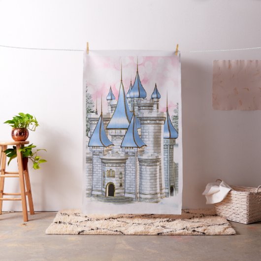 Prinsessenslot Fotohokje Achtergrond Stof (Voorbeeld)